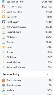 Sungres (Solar Tracker) screenshot 2