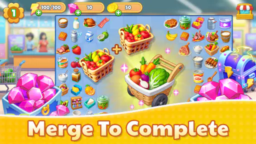Supermarket Affairs - Merge screenshot 2