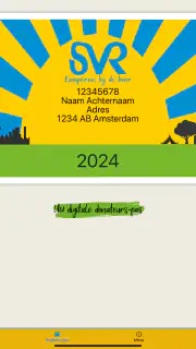 SVR-Donateurspas screenshot 2