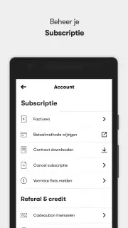 Swapfiets screenshot 3