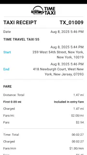 Taximeter. GPS taxi cab meter. screenshot 2