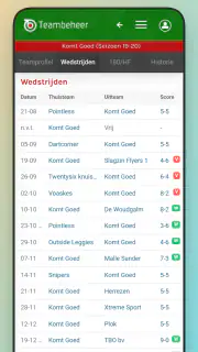 Teambeheer Darts screenshot 2