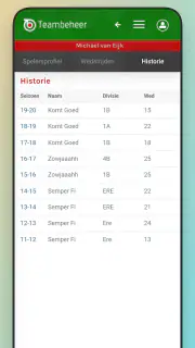 Teambeheer Darts screenshot 4
