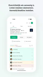 Teamy: app voor sportteams screenshot 2