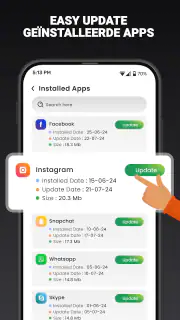 Telefoon Software Update App screenshot 4