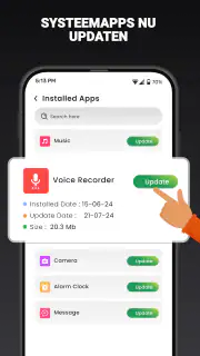 Telefoon Software Update App screenshot 6