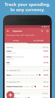 Toshl Finance - beste budget screenshot 1