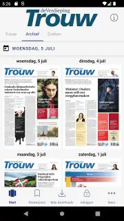 Trouw digitale krant screenshot 2