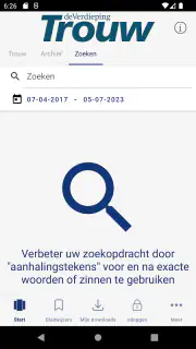 Trouw digitale krant screenshot 3