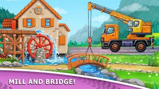 Truckgames voor kinderen Bouw screenshot 6