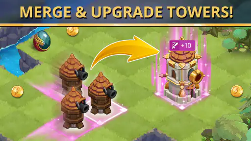 Twilight Towers: Merge Defense screenshot 8