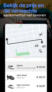 Uber - Vraag een rit aan screenshot 3