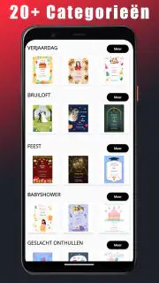 Uitnodiging Maken Verjaardag screenshot 2