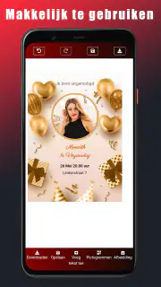 Uitnodiging Maken Verjaardag screenshot 3