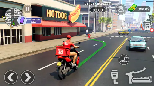 Urban Food Delivery Game screenshot 1