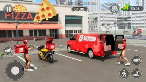 Urban Food Delivery Game screenshot 2