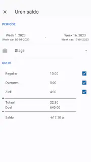 Uren App screenshot 6