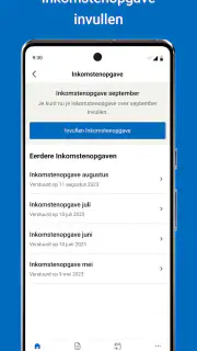 UWV-app screenshot 2