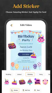 Video Invitation Card Maker screenshot 4