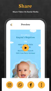 Video Invitation Card Maker screenshot 7
