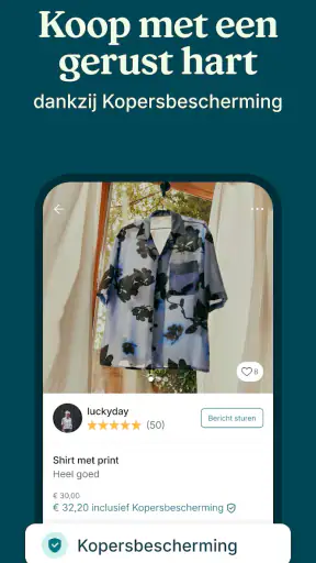 Vinted: tweedehandsplatform screenshot