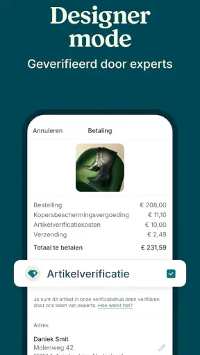 Vinted: tweedehandsplatform screenshot