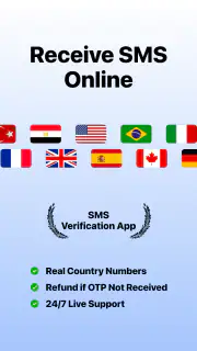Virtual Number & SMS - GetOTP screenshot 1