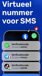 Virtueel Nummer – Ontvang SMS screenshot 1