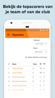 VoetbalAssist ClubApp screenshot 5