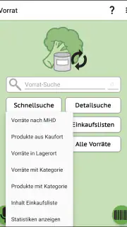 Vorrat, Lager, Einkaufslisten screenshot 6