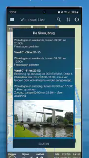 Waterkaart Live - Routes, AIS screenshot 2