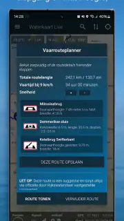 Waterkaart Live - Routes, AIS screenshot 5