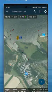 Waterkaart Live - Routes, AIS screenshot 8