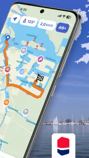 Waterkaarten: Vaar Navigatie screenshot 2