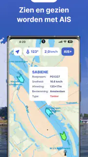 Waterkaarten: Vaar Navigatie screenshot 4