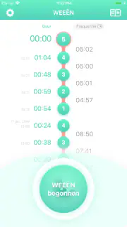 Weeën Timer 9m - Zwangerschap screenshot 3