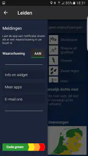 Weerwaarschuwing: Weeralarm NL screenshot 2
