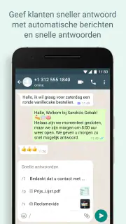 WhatsApp Business screenshot 2