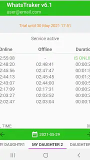 WhatsTraker screenshot 2