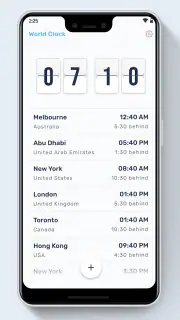 World Clock screenshot 2