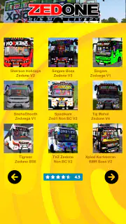 Zedone Bus Mods Livery App screenshot 4