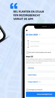 Zeo snel multi-stop routeplan screenshot 4