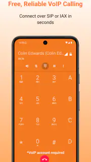 Zoiper IAX SIP VOIP Softphone screenshot 1