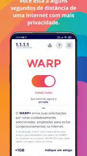 1.1.1.1 + WARP screenshot 2