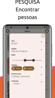 40Plus bate-papo sênior namoro screenshot 5