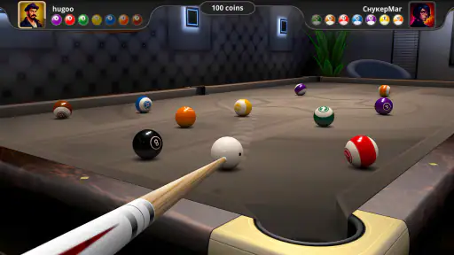 8-Ball Sinuca Offline: 9Ball screenshot 1