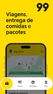 99: Corridas, Food, Pay screenshot 1