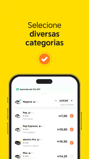 99: Corridas, Food, Pay screenshot