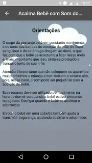 Acalma Bebê com Som do Útero screenshot 2