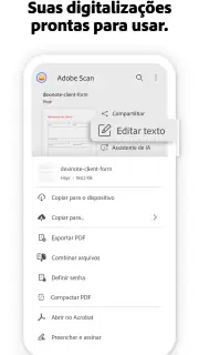 Adobe Scan: PDF Scanner e OCR screenshot 4